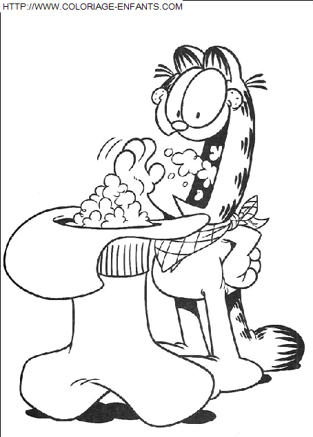 coloriage Serie Tv Garfield