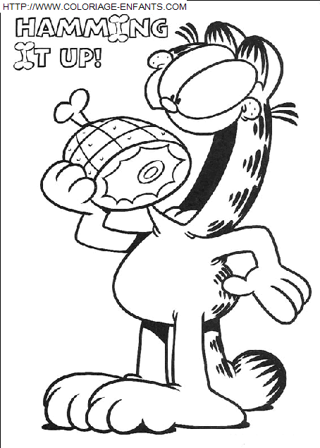 coloriage Serie Tv Garfield