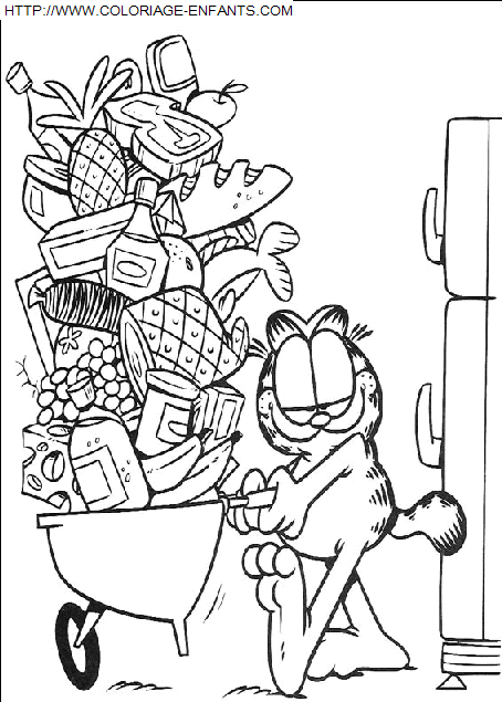 coloriage Serie Tv Garfield