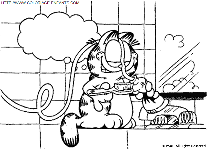 coloriage Serie Tv Garfield