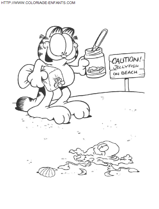 coloriage Serie Tv Garfield