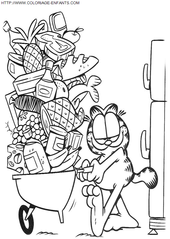 coloriage Serie Tv Garfield