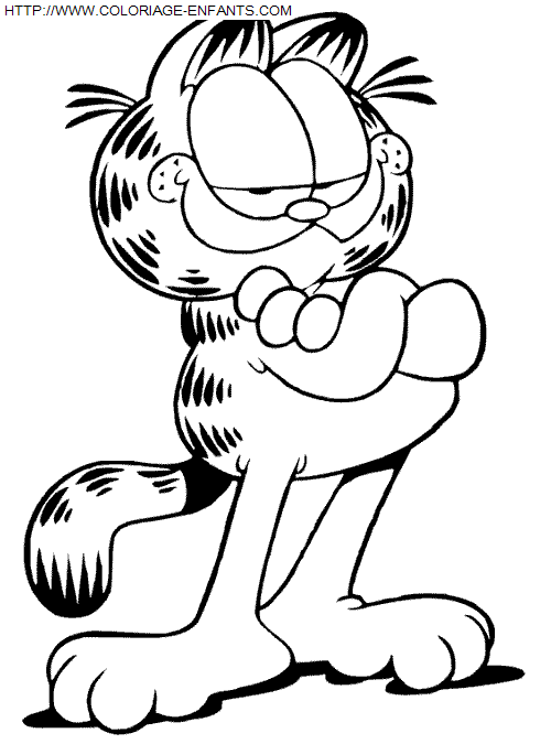 coloriage Serie Tv Garfield