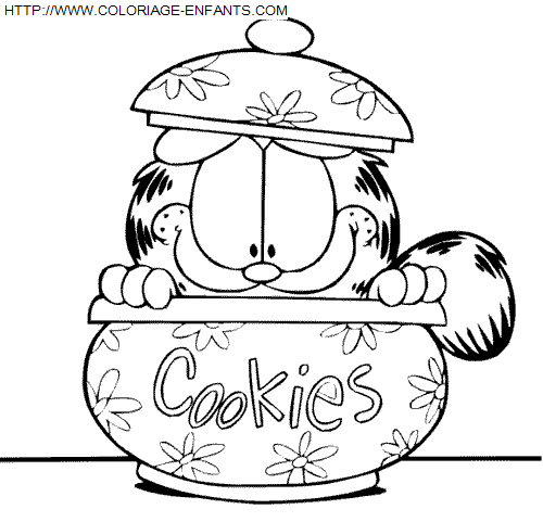 coloriage Serie Tv Garfield