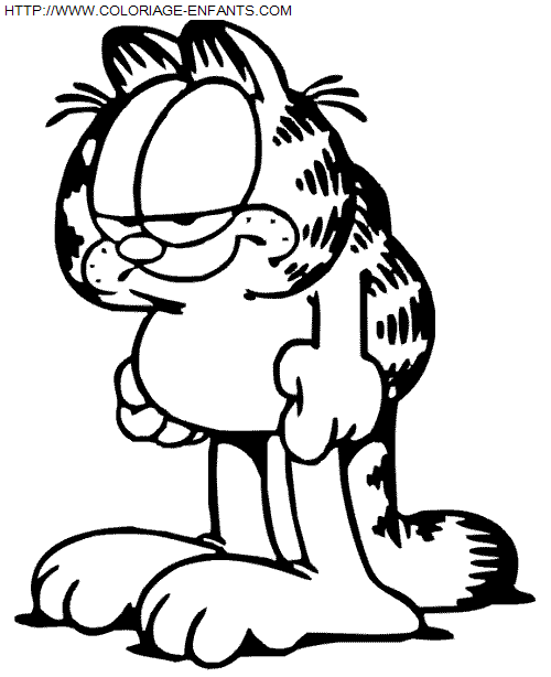 coloriage Serie Tv Garfield