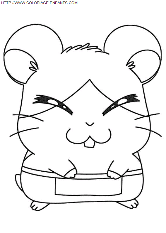 coloriage Serie Tv Hamtaro