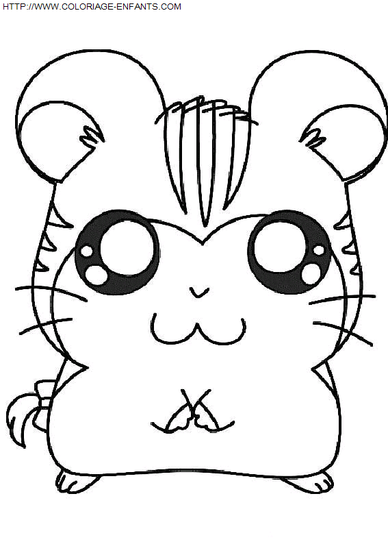 coloriage Serie Tv Hamtaro