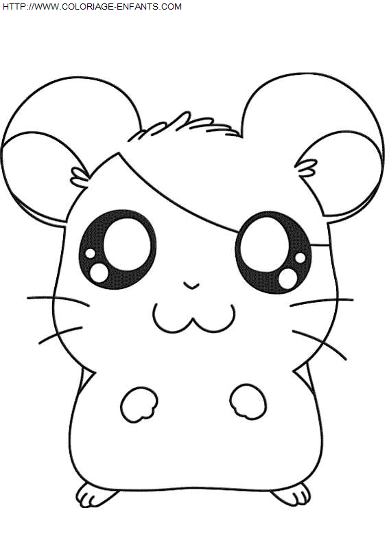 coloriage Serie Tv Hamtaro