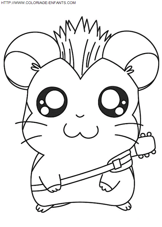 coloriage Serie Tv Hamtaro