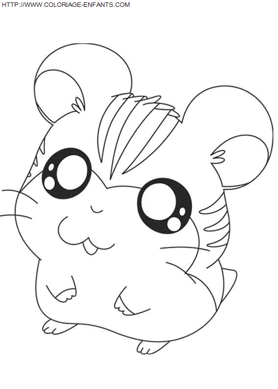 coloriage Serie Tv Hamtaro