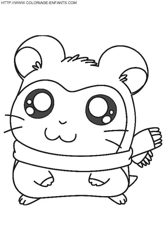 coloriage Serie Tv Hamtaro