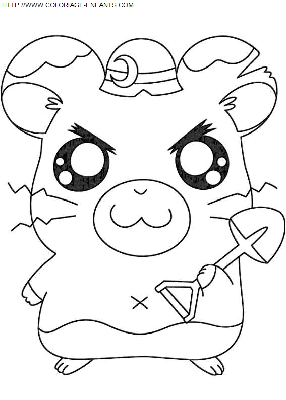 coloriage Serie Tv Hamtaro