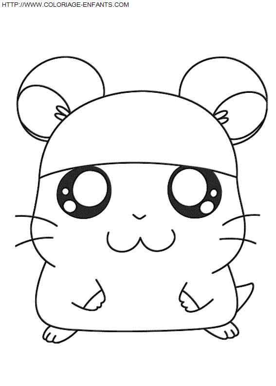 coloriage Serie Tv Hamtaro