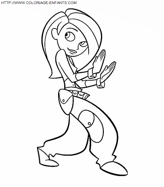 coloriage Serie Tv Kim Possible