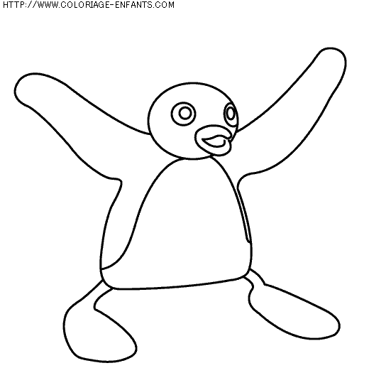 coloriage serie tv pingu