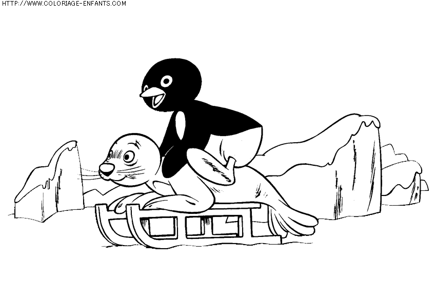 coloriage serie tv pingu