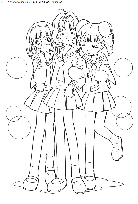 coloriage Serie Tv Sakura