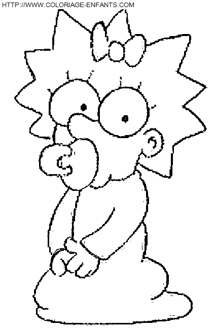 coloriage simpsons