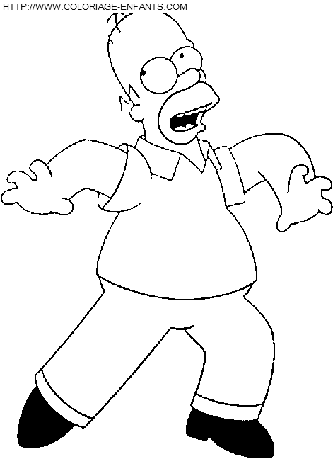 coloriage simpsons