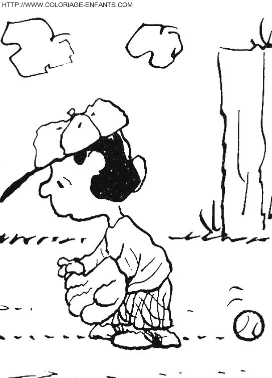 coloriage snoopy