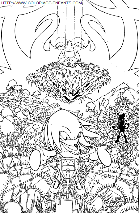 coloriage Serie Tv Sonic