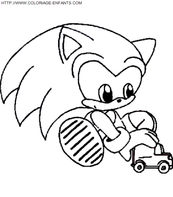 coloriage Serie Tv Sonic