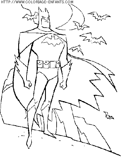 coloriage super heros batman