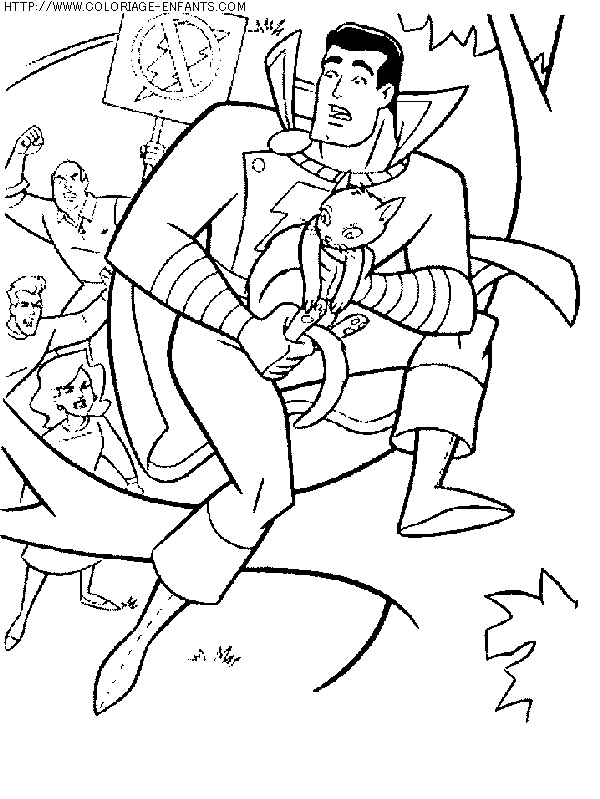 coloriage super heros superman