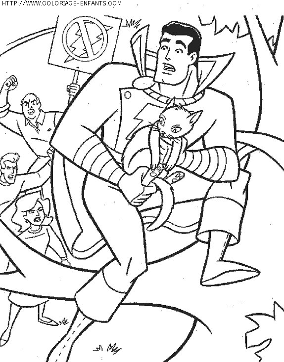 coloriage super heros superman