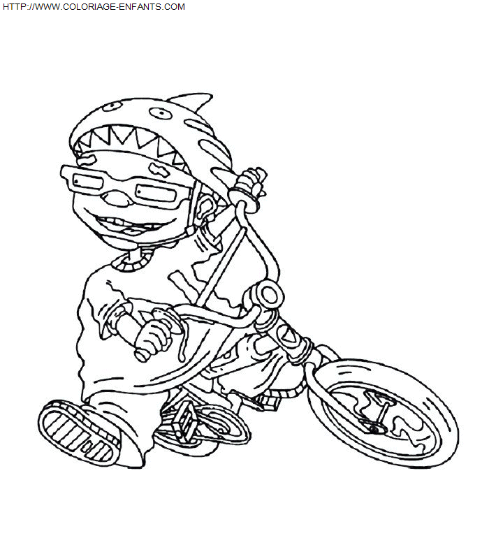 coloriage Superheros Rocket Power