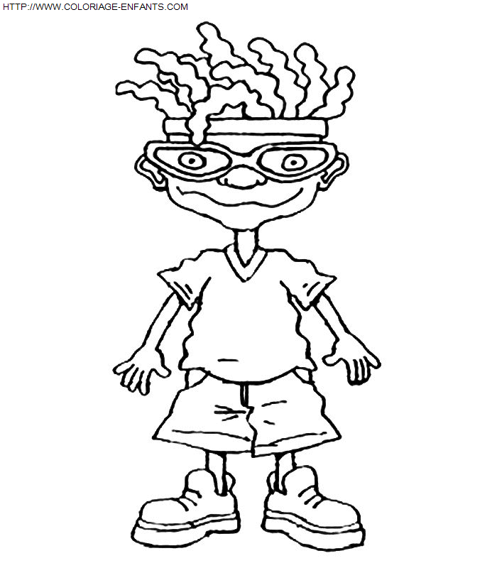 coloriage Superheros Rocket Power