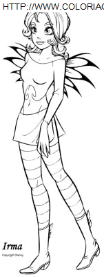 coloriage Superheros Witch