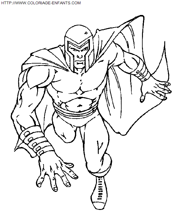 coloriage Superheros Xmen