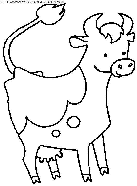 coloriage vaches