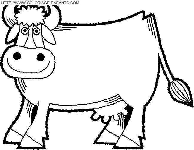 coloriage vaches