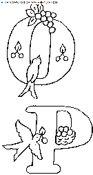 coloriage alphabet oiseaux
