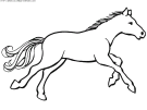 coloriage animaux chevaux