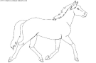 coloriage animaux chevaux