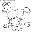 coloriage animaux chevaux