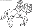 coloriage animaux chevaux