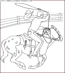 coloriage animaux chevaux