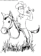 coloriage animaux chevaux