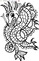 coloriage animaux dragons