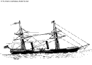 coloriage bateau a vapeur