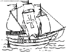 coloriage bateau caravelle italienne