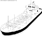 coloriage bateau cargo