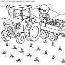 coloriage bob le bricoleur les carottes sont plantees