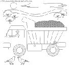 coloriage camion de chantier