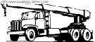 coloriage camion grue