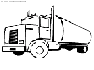 coloriage camion pour liquide